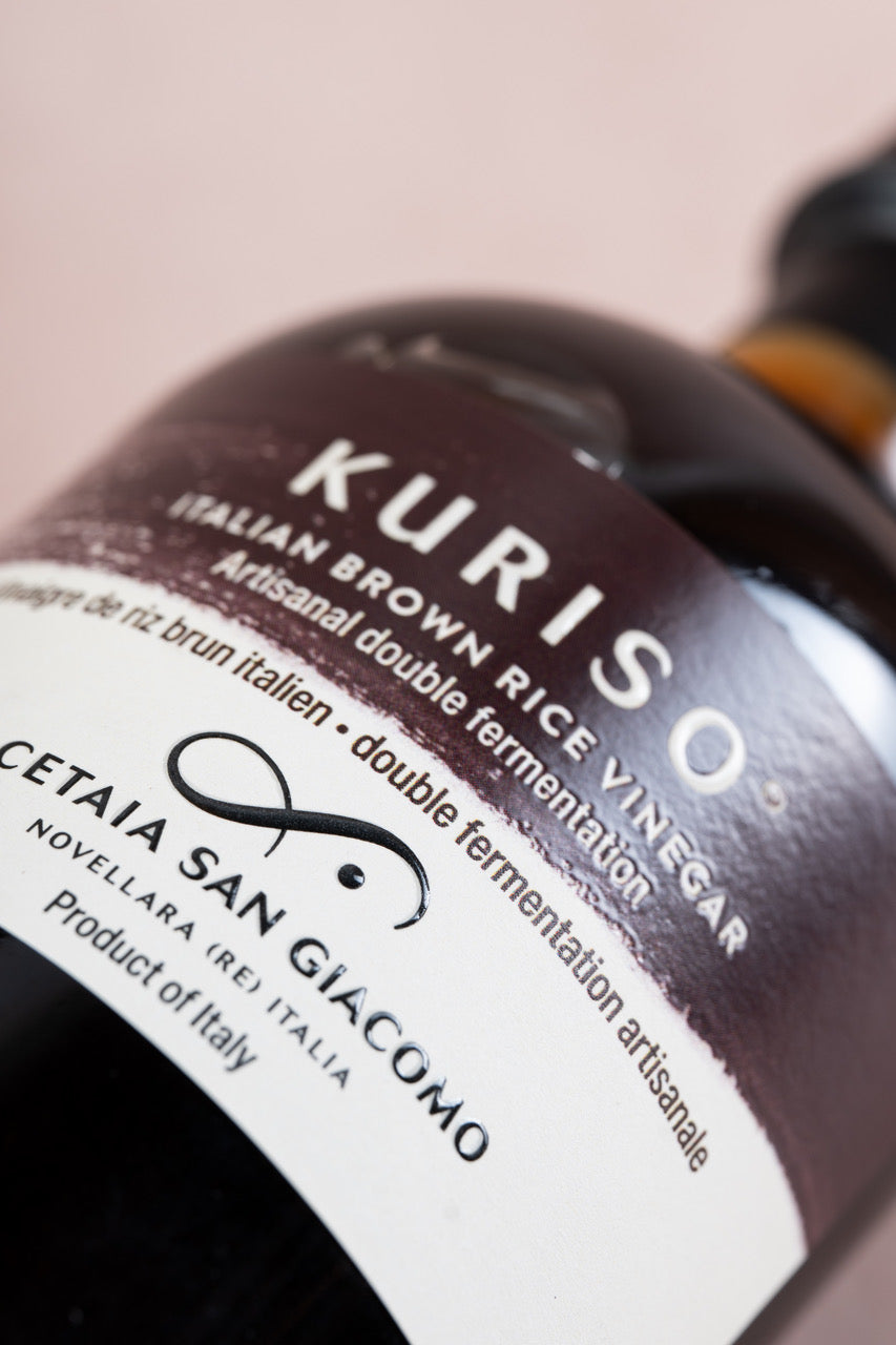 Kuriso - Italian Whole Black Rice Vinegar