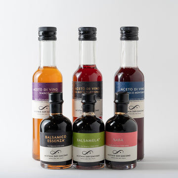 Trial offer - Complete tasting of cooked and raw vinegars