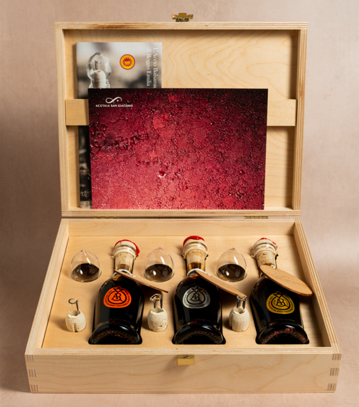 Triptych of Traditional Balsamic Vinegar Dop - BY RESERVATION ONLY